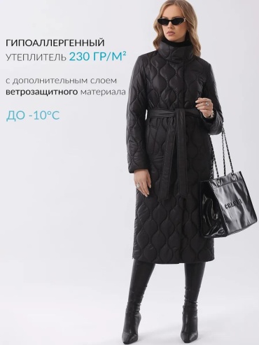 Пальто черный