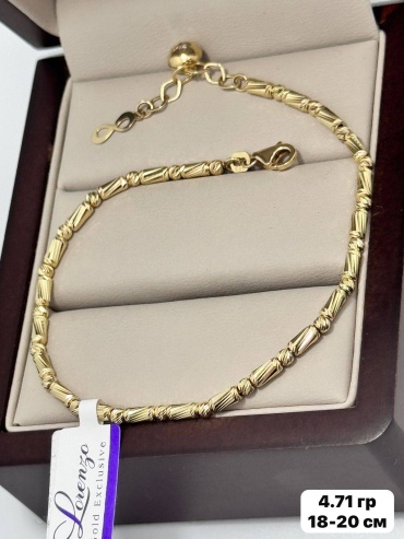 Sandu gold 50874196 длина 18 см, вес 4.71 г золото, плетение дорика