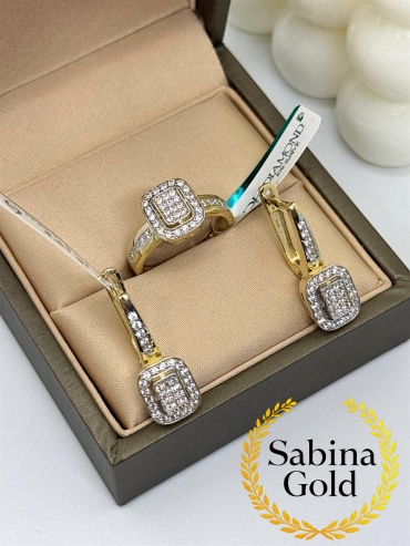 Sabina Gold KMP-SBN-898 вес 7.05 г золото, фианит
