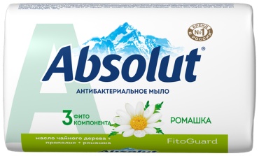 Кусковое мыло туалетное Весна Absolut Ромашка 1 шт