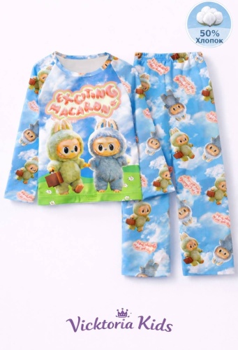 Пижама Vicktoria Kids голубой