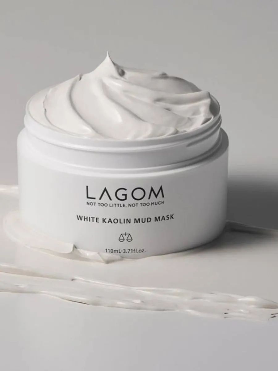 Маска для лица LAGOM глиняная White Kaolin Mud 110 мл, фото 7
