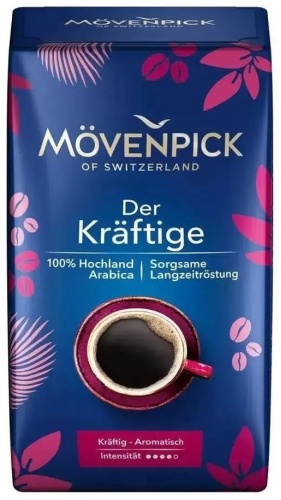Кофе Movenpick der Kraftige молотый арабика/робуста в пакете 500 г