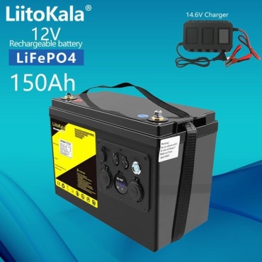 Аккумулятор LiitoKala DC-12V 150ah LiFePo4