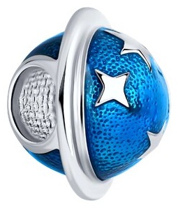 Шарм Zlato 478СР94033045С1 вес 3.5 г серебро, эмаль