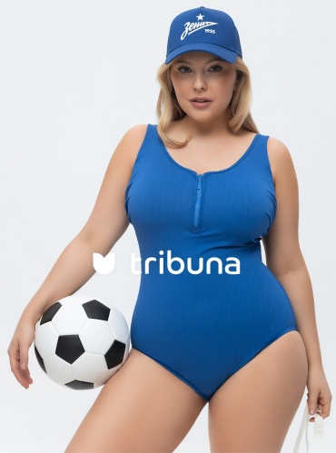 Купальник слитный Tribuna синий