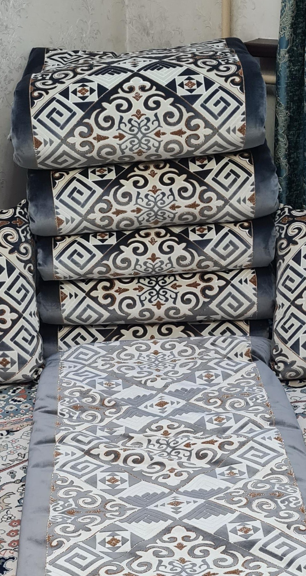 Корпе 220x80 см, вата, мультиколор