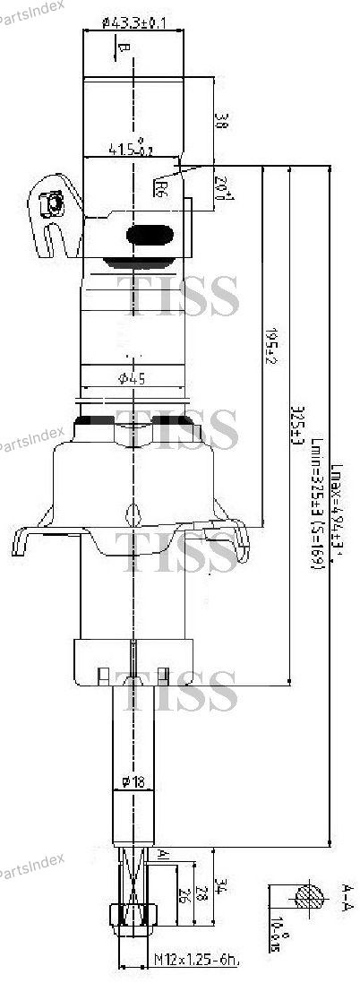 Амортизатор JD Амортизатор Подвески JAS0298