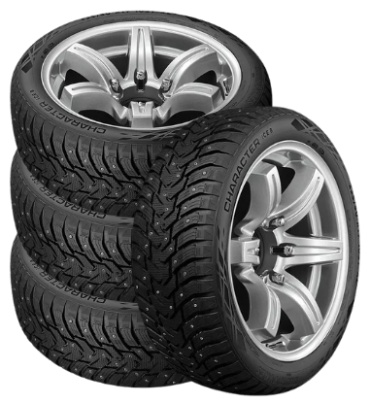 Ikon Tyres (Nokian) Character Ice 8 195/55 R16 91 T с шипами + бесплатный шиномонтаж