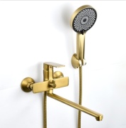 Смеситель для ванны Atlas JP0004411, цинк, цвет золотой