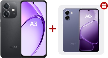OPPO A3 6 ГБ/128 ГБ черный + подарок