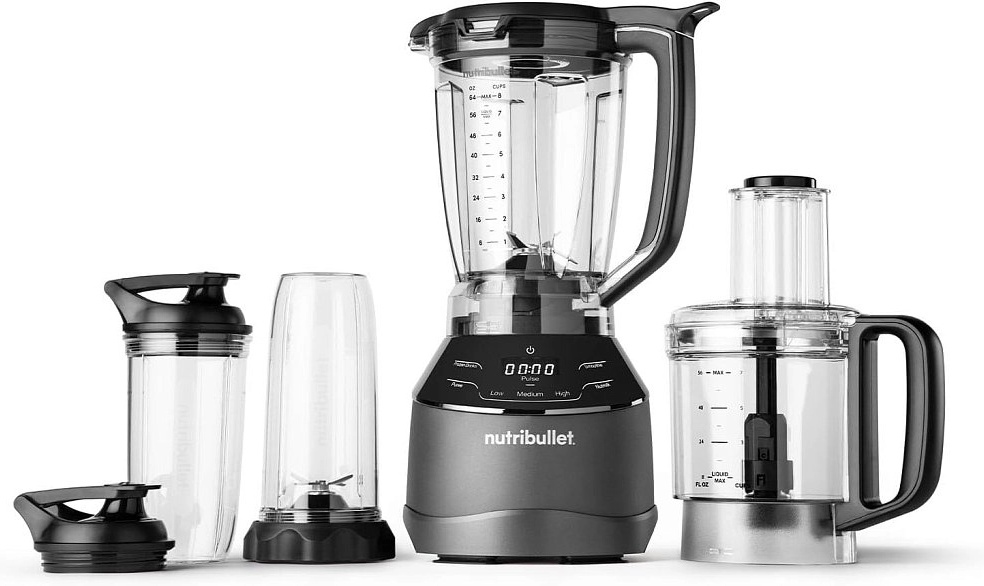 Блендер стационарный NutriBullet NBF580B черный, серый — фото 2