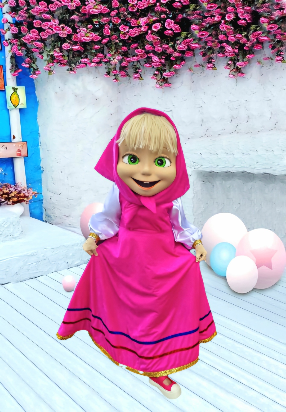 Карнавальный костюм Event Mascot Ростовая кукла Маша карнавальный костюм мультиколор