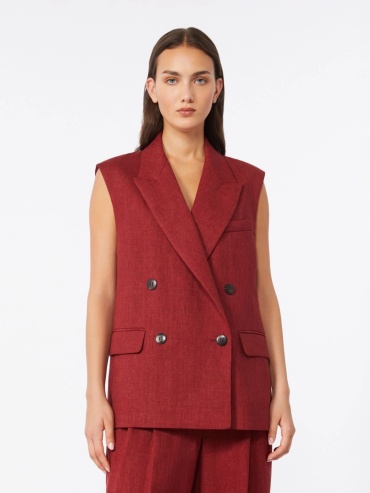 Жилет Max Mara бордовый