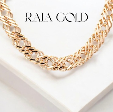 Raia Gold 78959 длина 55 см, вес 6.06 г золото, плетение тройной ромб