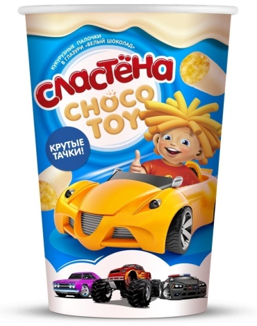 Сластена кукурузные палочки Choco Toy глазированные 100 г