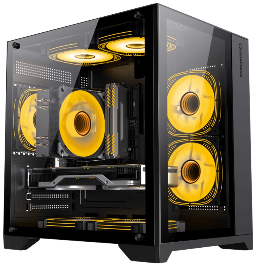 Корпус Game Max Infinity Mini 3 ARGB Fans + Controller Black черный