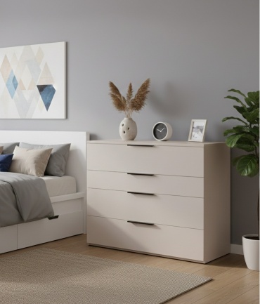 Комод Шатура Soho, 88.80x46x74.5 см, бежевый