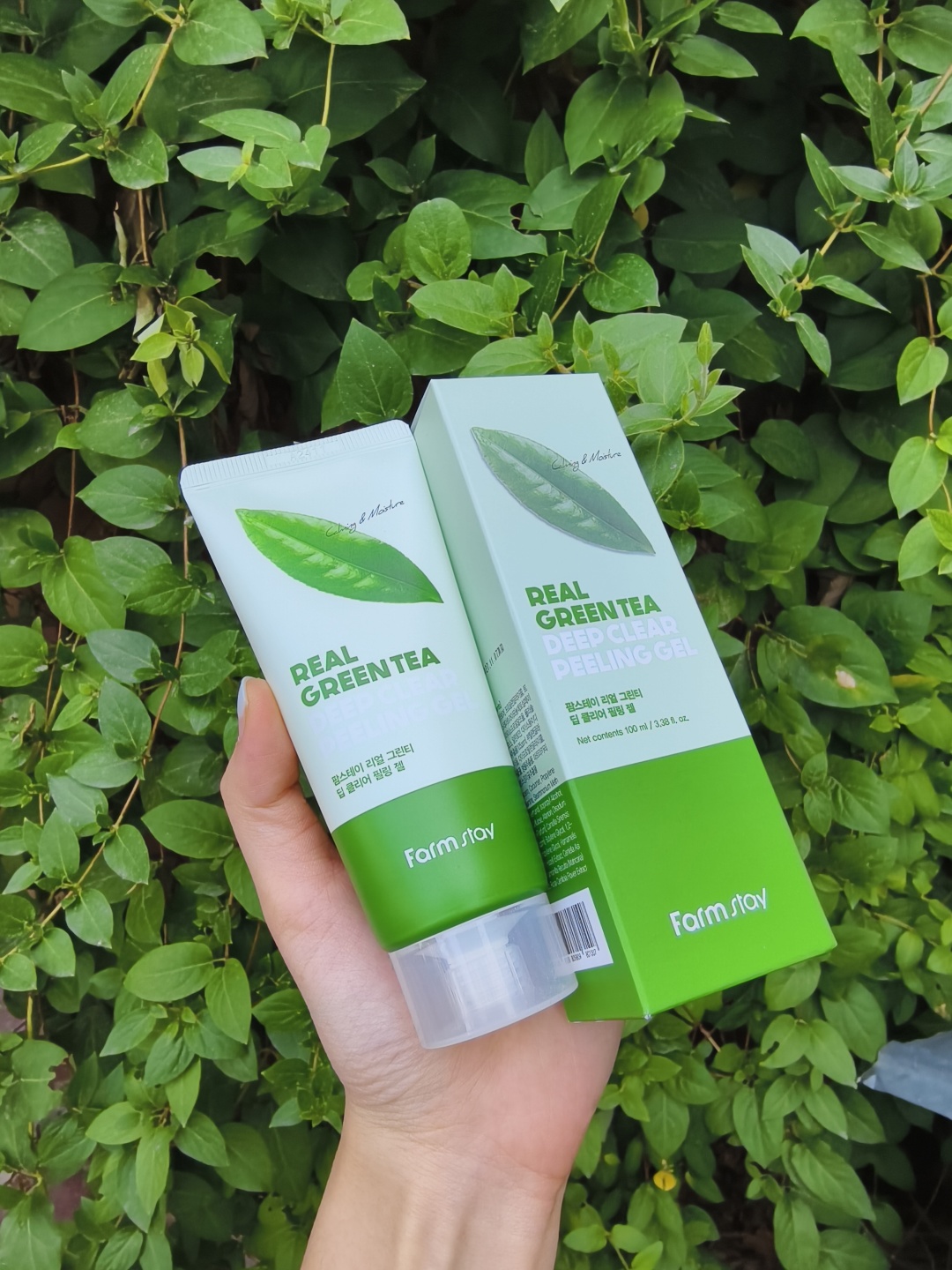 Farmstay пилинг Гель-пилинг FarmStay Real Green Tea для сияния кожи 100 мл