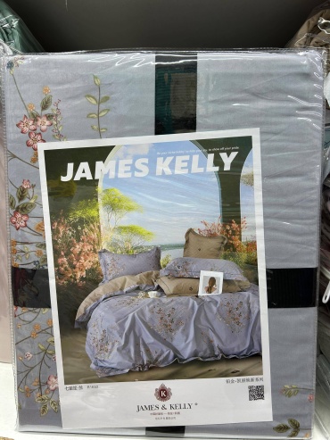 Комплект JAMES KELLY Planitum Kelly Renewal Series евростандарт хлопок, сатин, 2 наволочки: 48x74 см