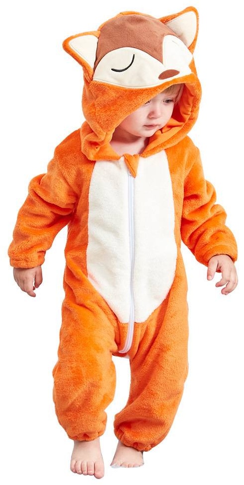 Кигуруми lion and fox оранжевый