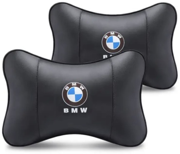 Подушка на подголовник BMW 25х17, черный