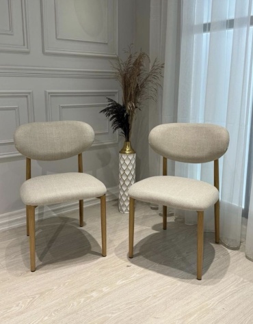 Комплект стульев JADEM&Q JC12345, 90x47x45 см, бежевый 2 шт.