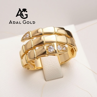Кольцо ADAL GOLD ADG_NUR013-1504 размер 17 вес 2.08 г золото, фианит