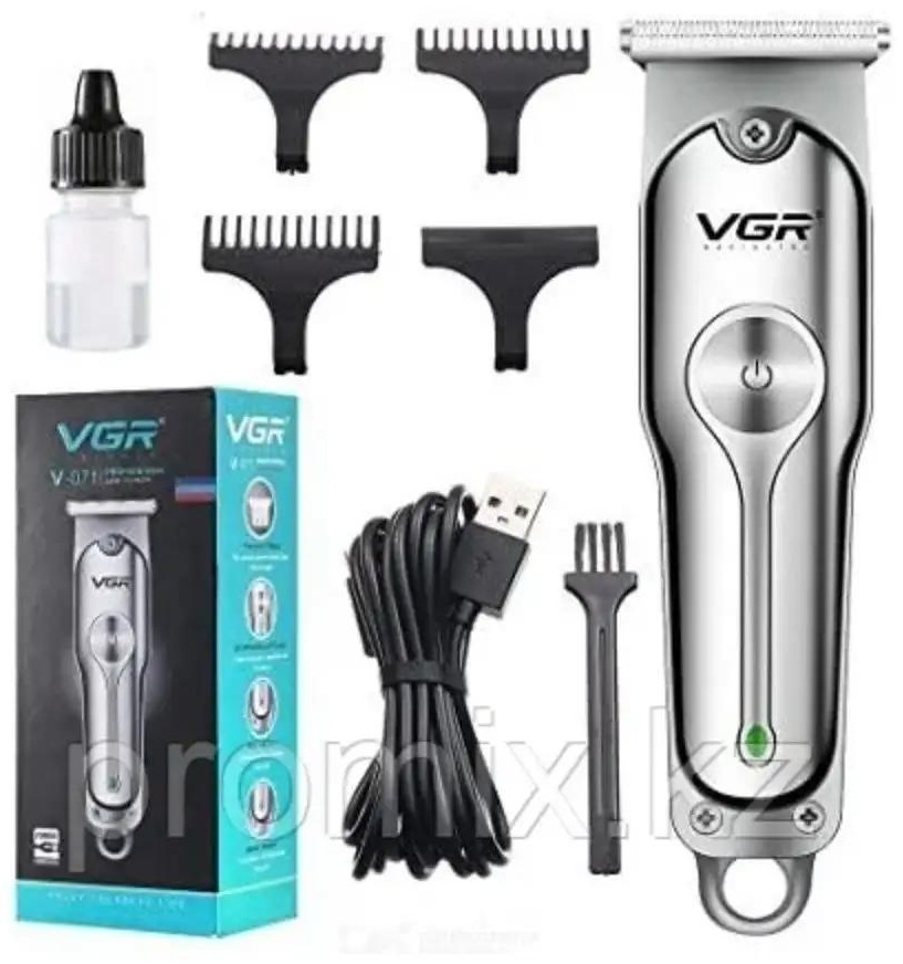 VGR Professional машинка для стрижки V-071 серый