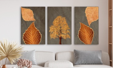 Room Art KZ модульная картина Осеннее дерево 180x90 см