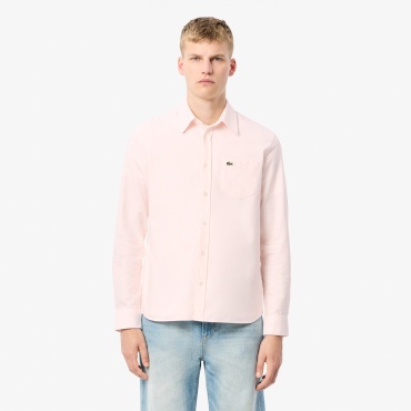 Рубашка прямая LACOSTE розовый