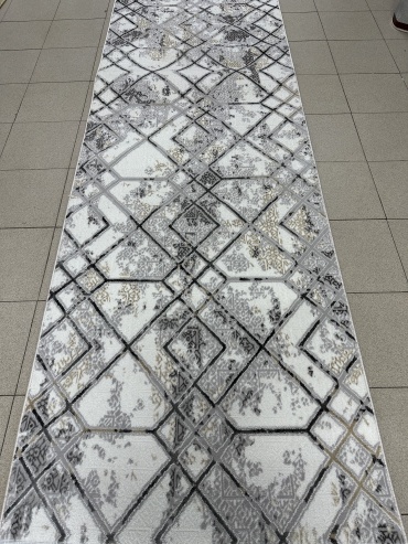 Ковровая дорожка Bomonti короткий ворс, хлопок, полиэстер, 100 см x 1.5 м