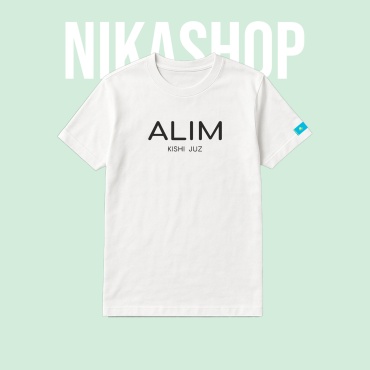 Футболка Nikashop ALiM белый