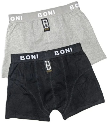 Боксеры Boni черный, серый