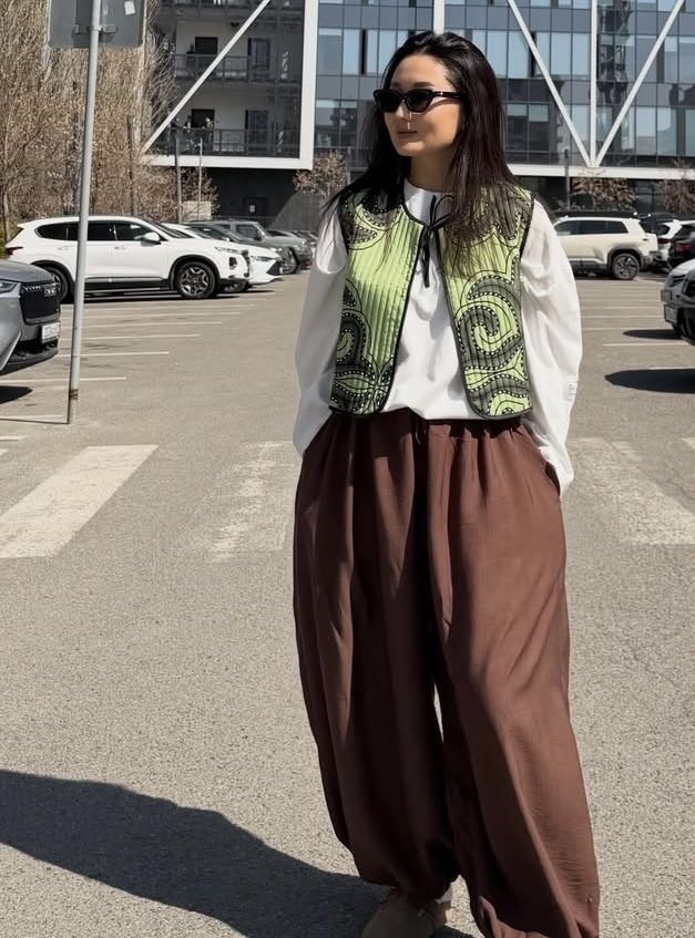 Национальный костюм UMAYRA ETHNO WEAR Узор зеленый