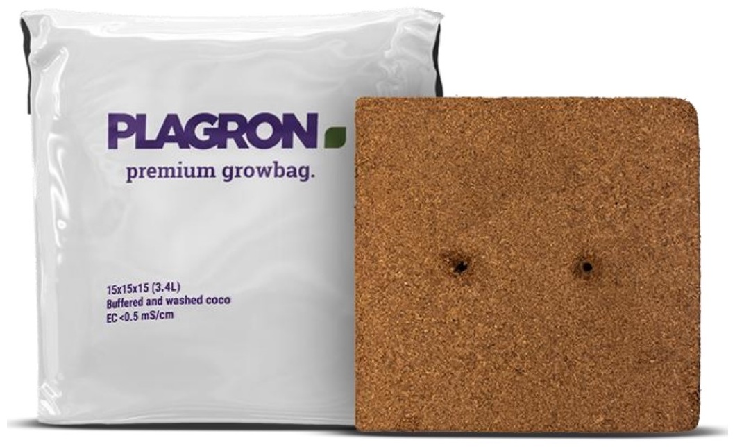 Plagron горшок для рассады 1 шт, кокос, полиэтилен