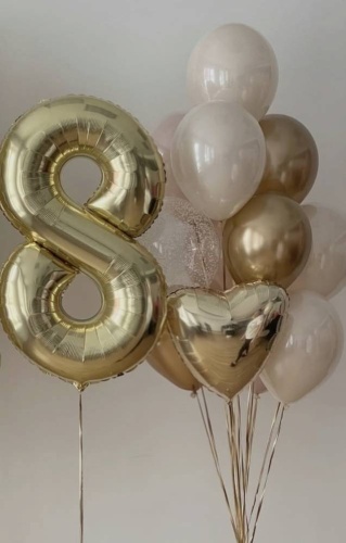 Sharparty.kz набор воздушных шаров, наполнен гелием 10 шт