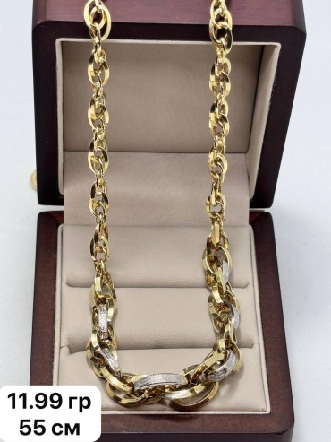 DARI GOLD 27827 длина 55 см, вес 11.99 г золото, плетение фантазийное