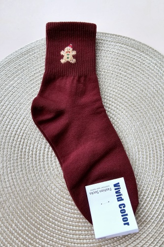 Носки Vivid color 1 пара бордовый 36-39