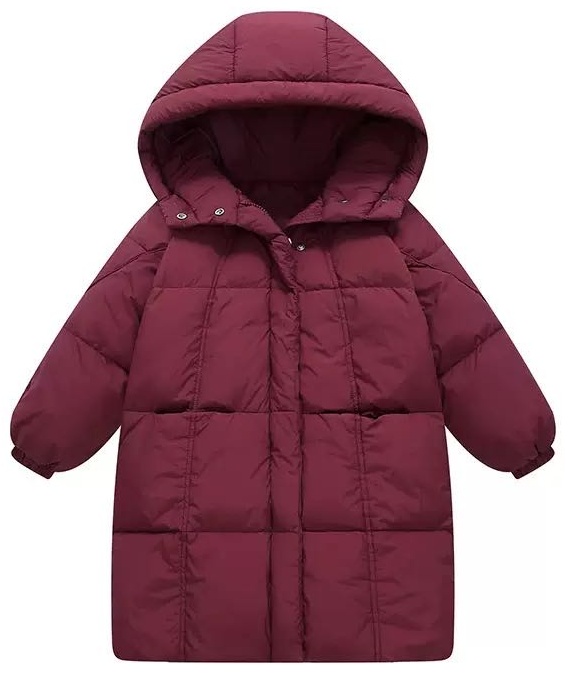 Пуховик SS SAMAL SHOP бордовый