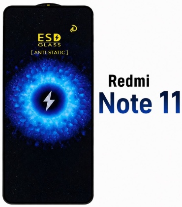 Стекло ESD для Xiaomi Note 11 56676 черный