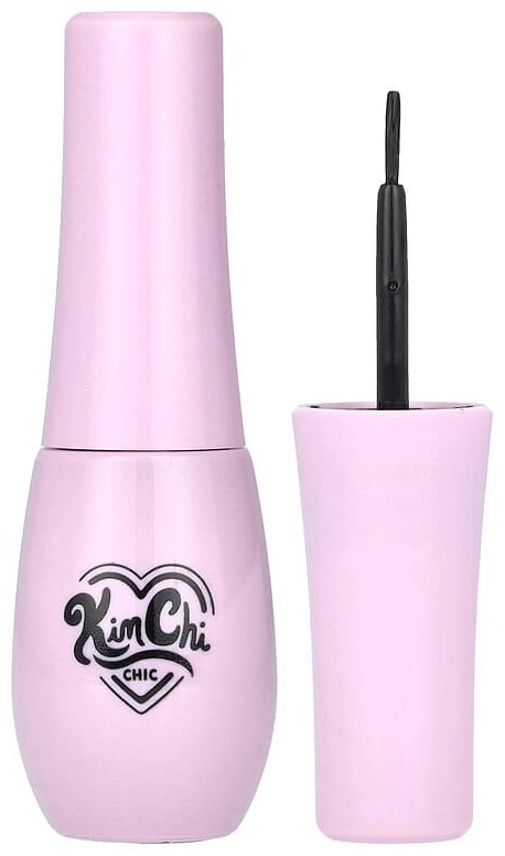 KimChi Chic Beauty The Effin Liner, жидкая подводка, 01, оттенок Noir x Noir, 7,75 мл (0,26 жидк. унц.) подводка черный 01, оттенок Noir x Noir