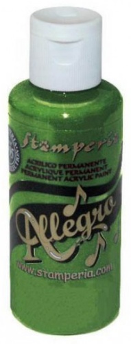 Краска акриловая Allegro "Verde Piano" 59 мл KAL76