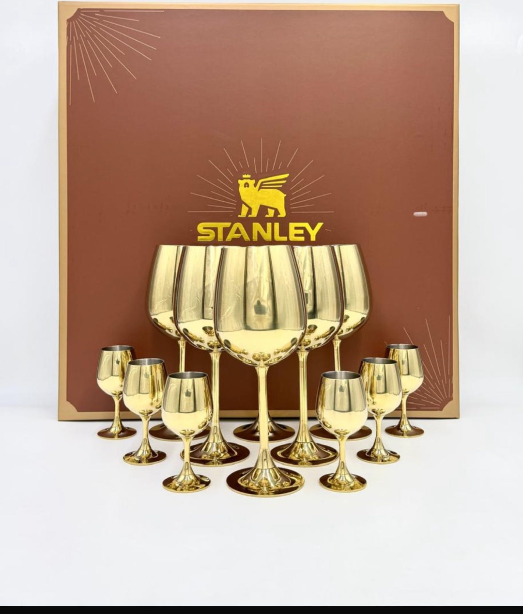 Набор бокалов Stanley 350 мл, нержавеющая сталь, 12 шт