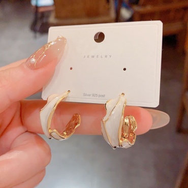 Серьги Jewelry медь, эмаль