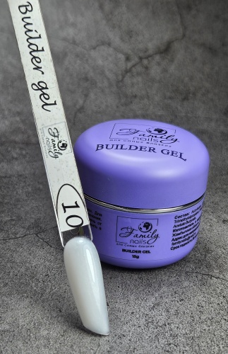 Family nails гель Builder gel №10 15 мл