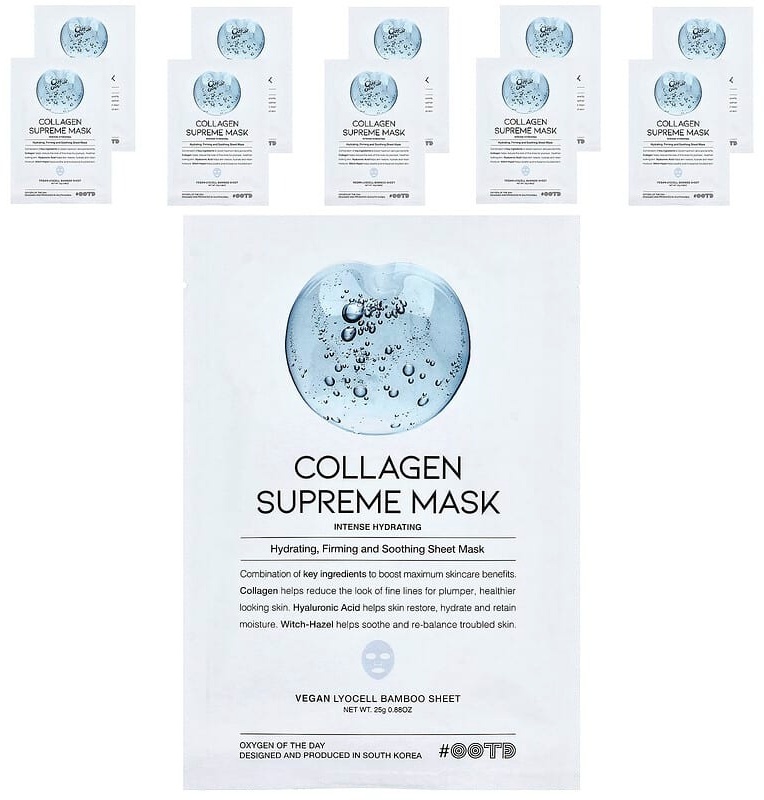 Маска для лица OOTD тканевая Collagen Supreme Beauty Mask, 10 шт. По 25 г 10 шт
