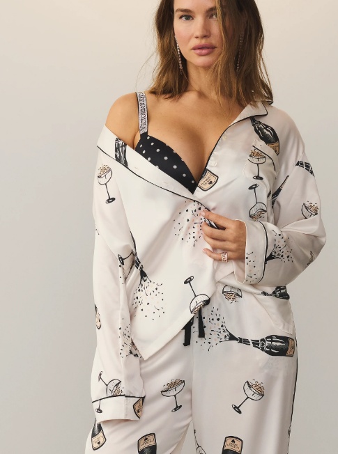 Пижама Victoria’s Secret молочный