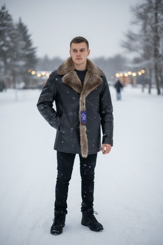 Дубленка GLOE черный