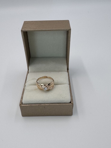 Золотой сезон 23724747 размер 16 вес 1.75 г золото, фианит